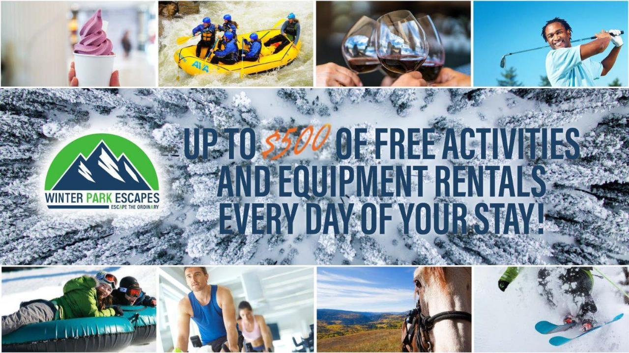 Ski In Ski Out Luxury Condo #4574 - Huge Hot Tub & Great Views - 500 Dollars Of Free Activities & Equipment Rentals Daily Винтер Парк Экстерьер фото